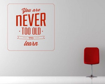 You Are Never Quotes Wall  Art Stickers